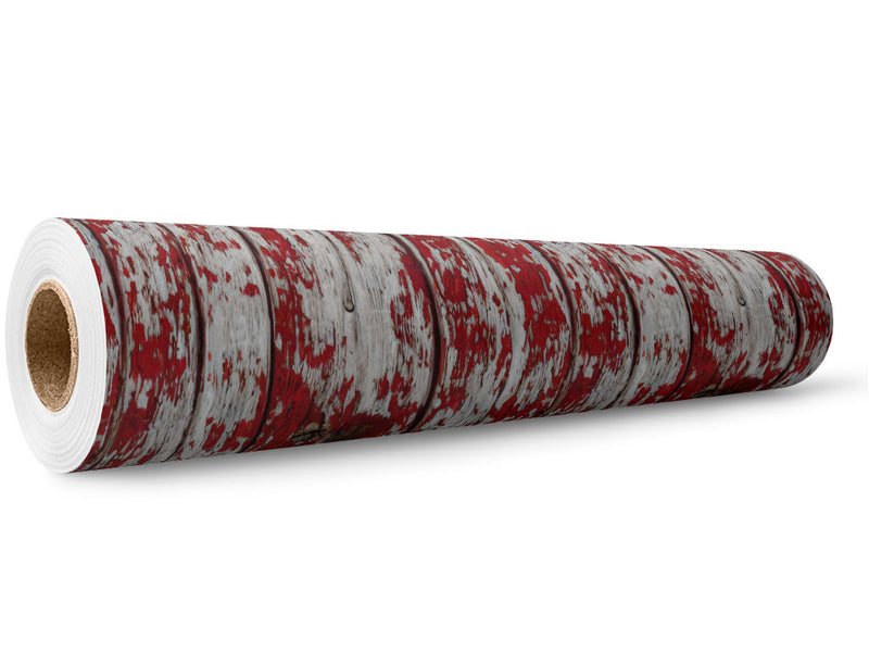 Distressed Auburn Wood Plank Wrap Film Wholesale Roll~Rwraps Series 914 Digitally Printed Vinyl Roll~5