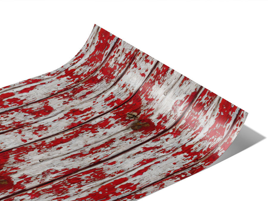 Distressed Auburn Wood Plank Vinyl Wraps~Rwraps Series 914 Digitally Printed Vinyl Wrap~1