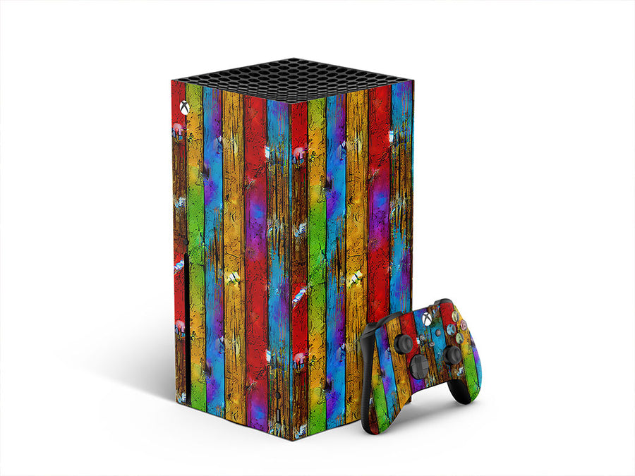 distressed boardwalk XBOX DIY Decal