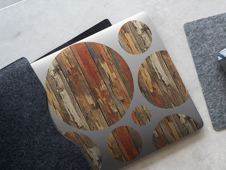 distressed cognac DIY Laptop Stickers