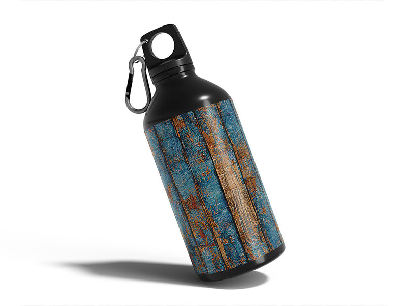 distressed denim Water Bottle DIY Stickers