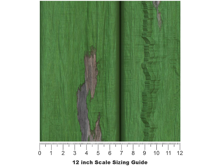 Distressed Mantis Wood Plank Vinyl Film Pattern Size 12 inch Scale~Rwraps Distressed Mantis Wood Plank Sizing Chart~3