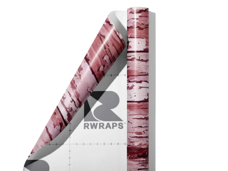 Distressed Rose Wood Plank Wrap Film Sheets~Rwraps Series 914 Distressed Rose Wood Plank Scrolled Sheet~4