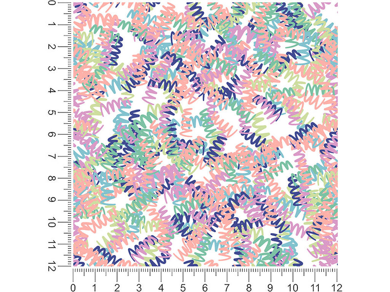 dizzy devil abstract geometric 1ft x 1ft Craft Sheets