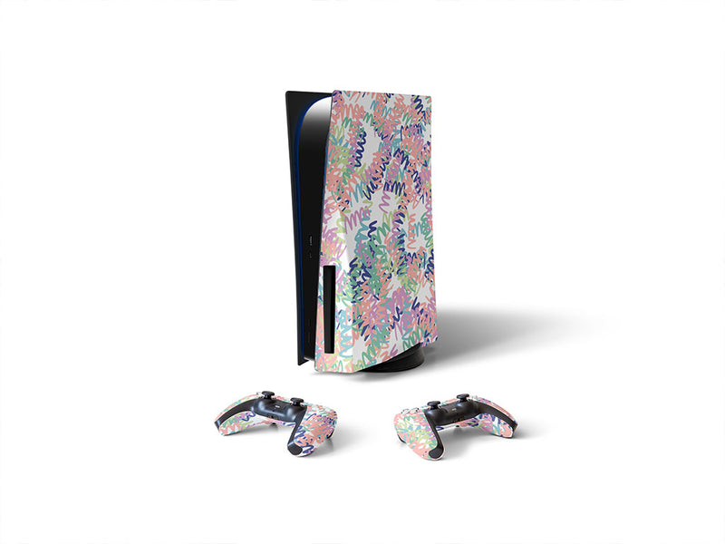 dizzy devil abstract geometric Sony PS5 DIY Skin