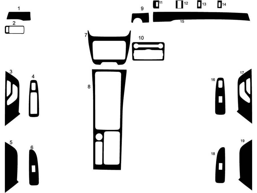 lincoln corsair 2020-2022 Dash Kit Diagram