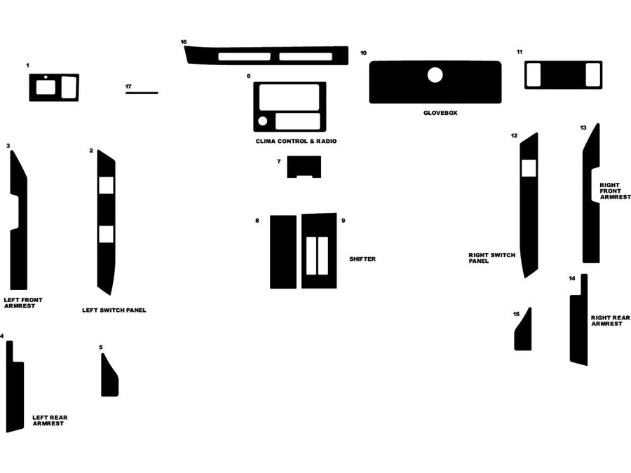 oldsmobile cutlass 1987-1987 Dash Kit Diagram