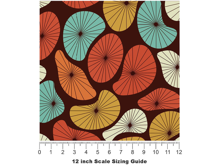 Do You Funk Retro Vinyl Film Pattern Size 12 inch Scale~Rwraps Do You Funk Retro Sizing Chart~2