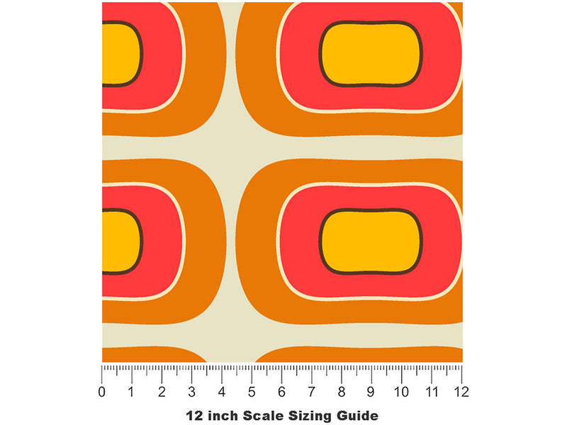Doctors Orders Retro Vinyl Film Pattern Size 12 inch Scale~Rwraps Doctors Orders Retro Sizing Chart~2