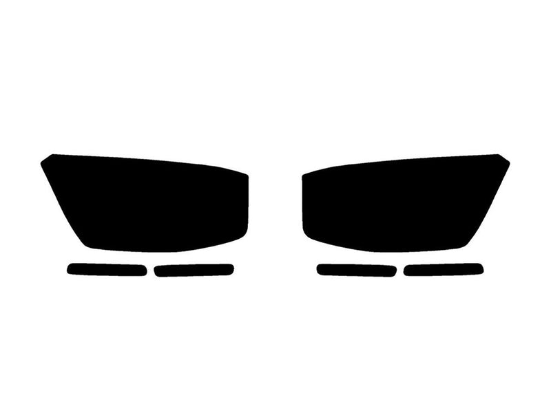 avenger Precut Tail Light Tint Diagram