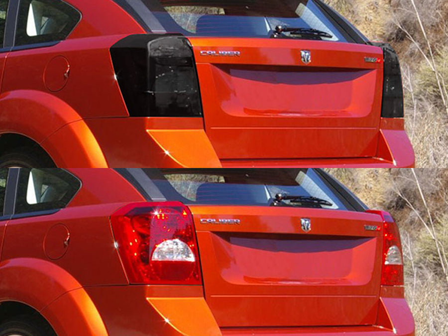 caliber Before and After Smoked Taillights