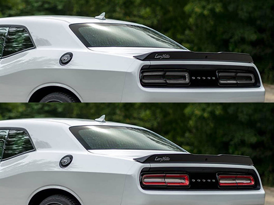challenger Before and After Smoked Taillights