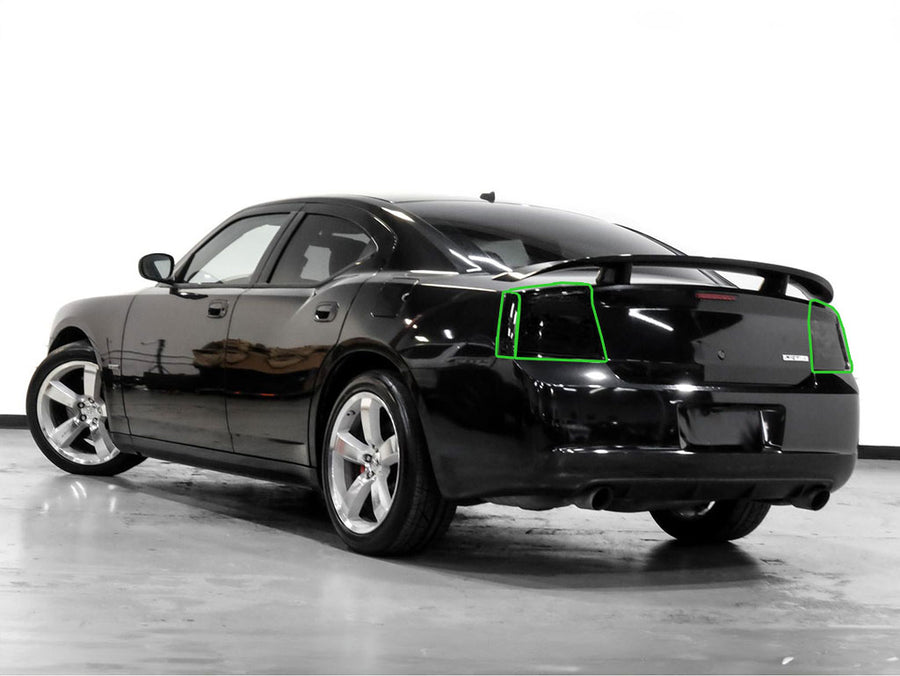 charger Tail Light Tint Installation Points