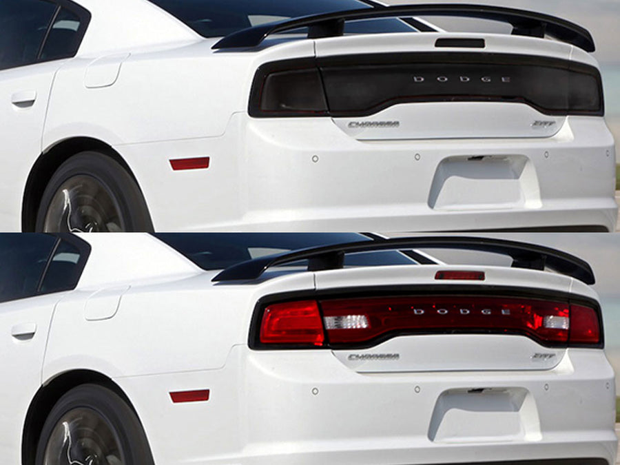 charger Before and After Smoked Taillights