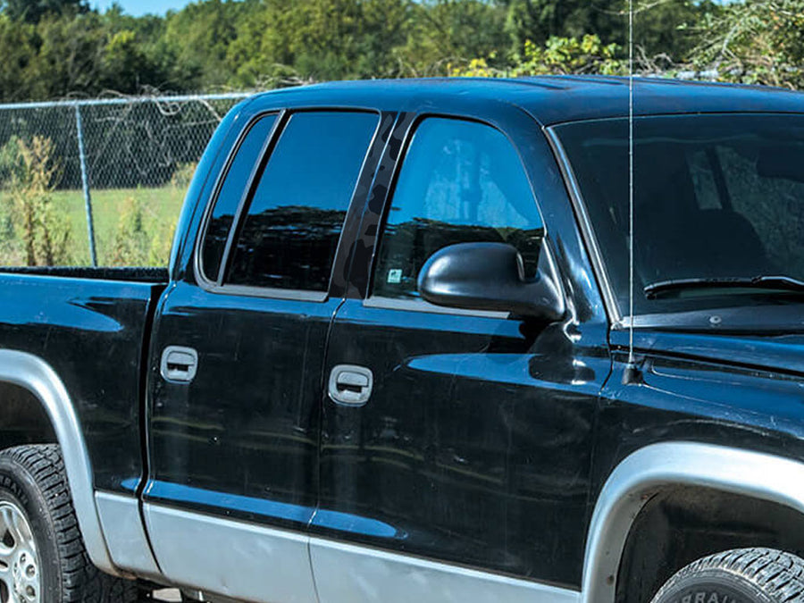 dodge dakota 1997-2004 (extended cab) Camo Pillar Cover Diagram