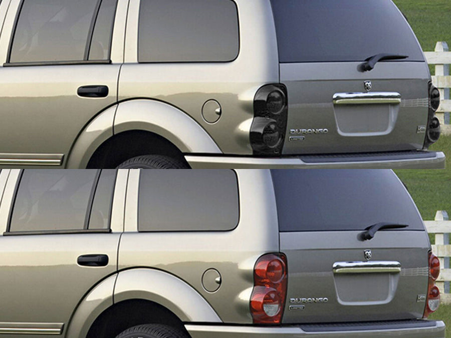 durango Before and After Smoked Taillights