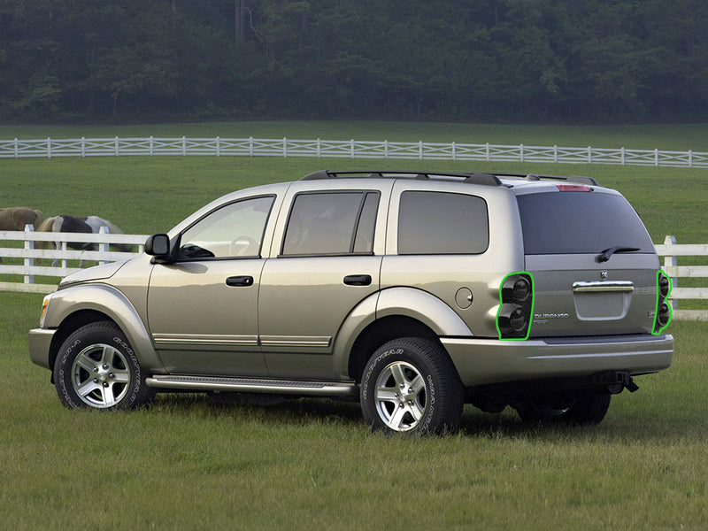 durango Tail Light Tint Installation Points