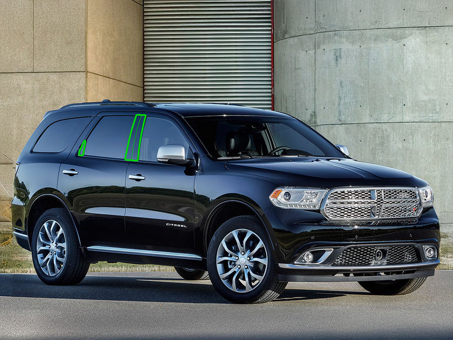 dodge durango 2011-2023 Pillar Post Trim Installation Location