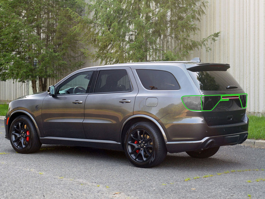 durango Tail Light Tint Installation Points