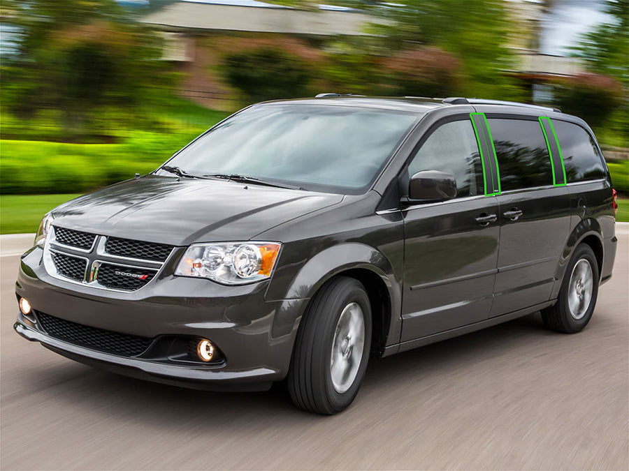 dodge grand caravan 2008-2020 Pillar Post Trim Installation Location