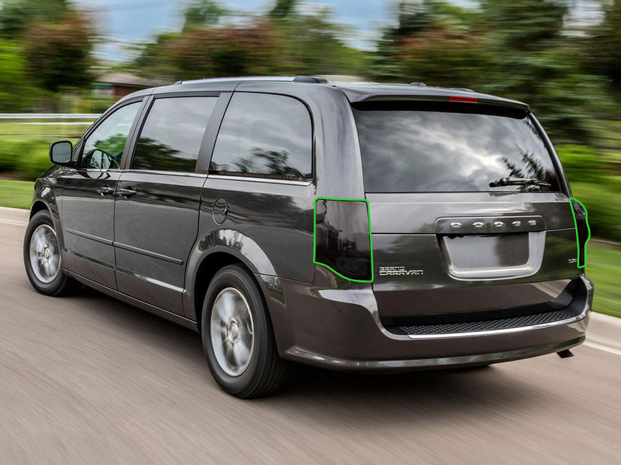 grand caravan Tail Light Tint Installation Points