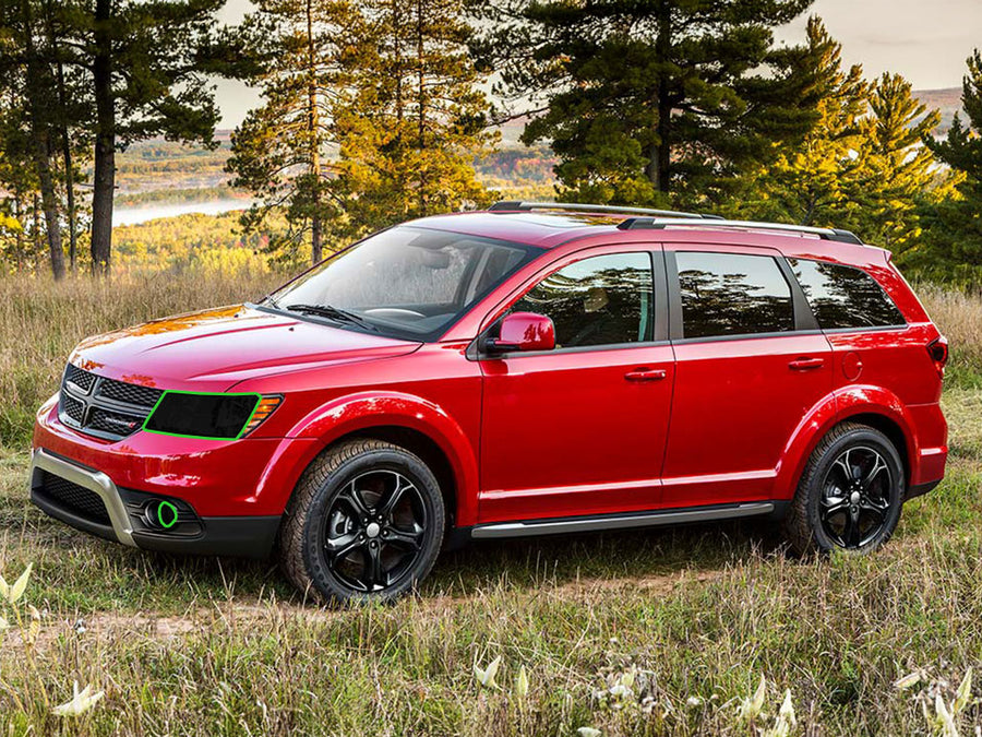 dodge journey 2009-2020 Headlight Tint Location