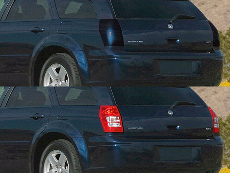 magnum Before and After Smoked Taillights