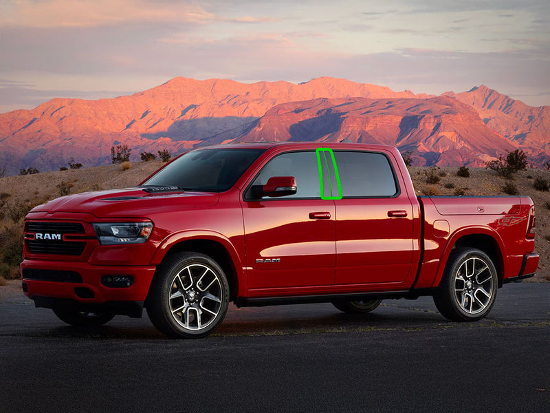 dodge ram 2019-2024 (crew cab / quad cab) Pillar Post Trim Installation Location