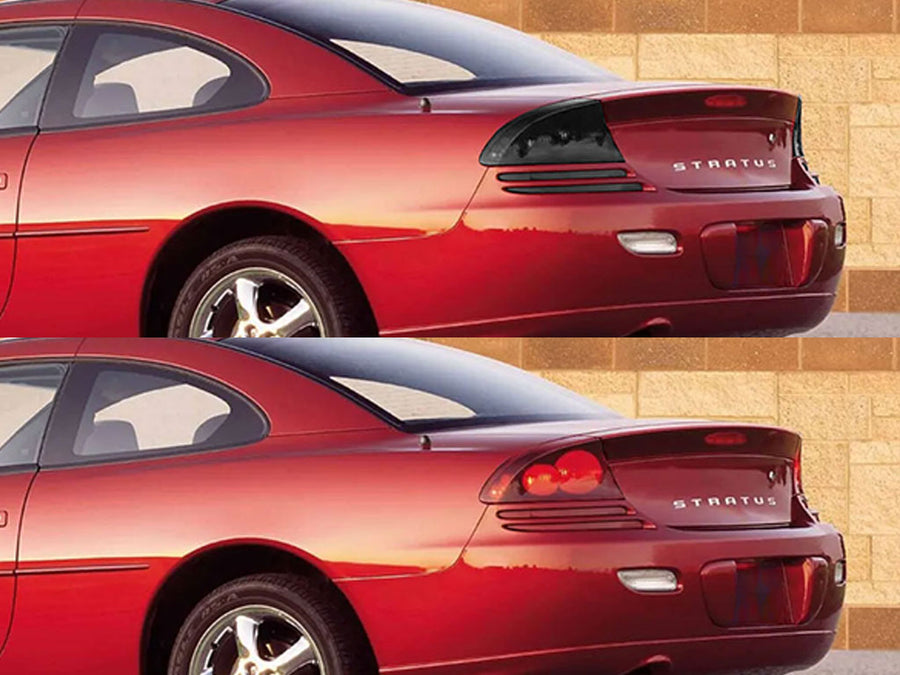 stratus (coupe) Before and After Smoked Taillights
