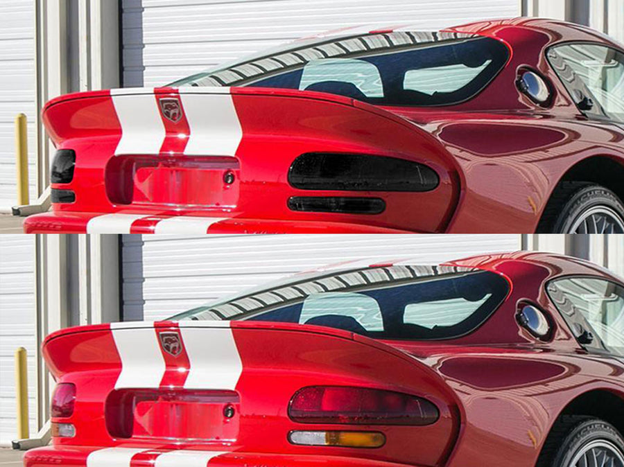 viper Before and After Smoked Taillights