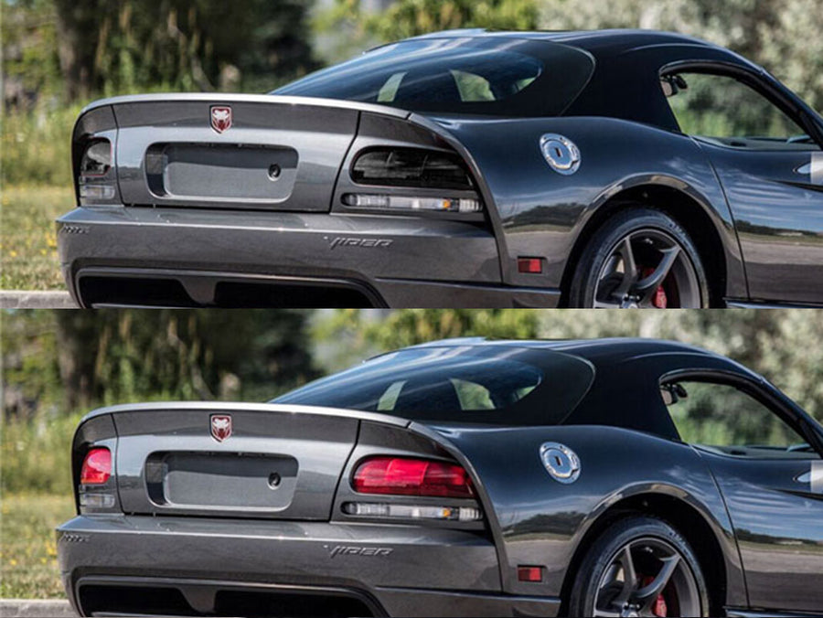 viper (convertible) Before and After Smoked Taillights