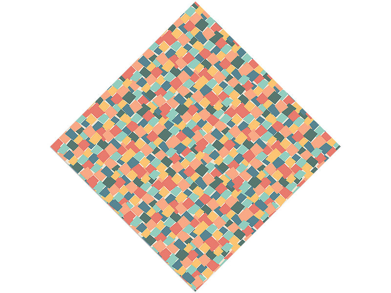 Doggy Breakfast Mosaic Vinyl Wrap Pattern