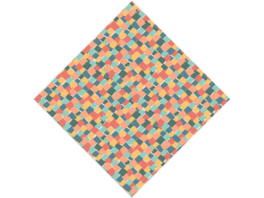 Doggy Breakfast Mosaic Vinyl Wrap Pattern