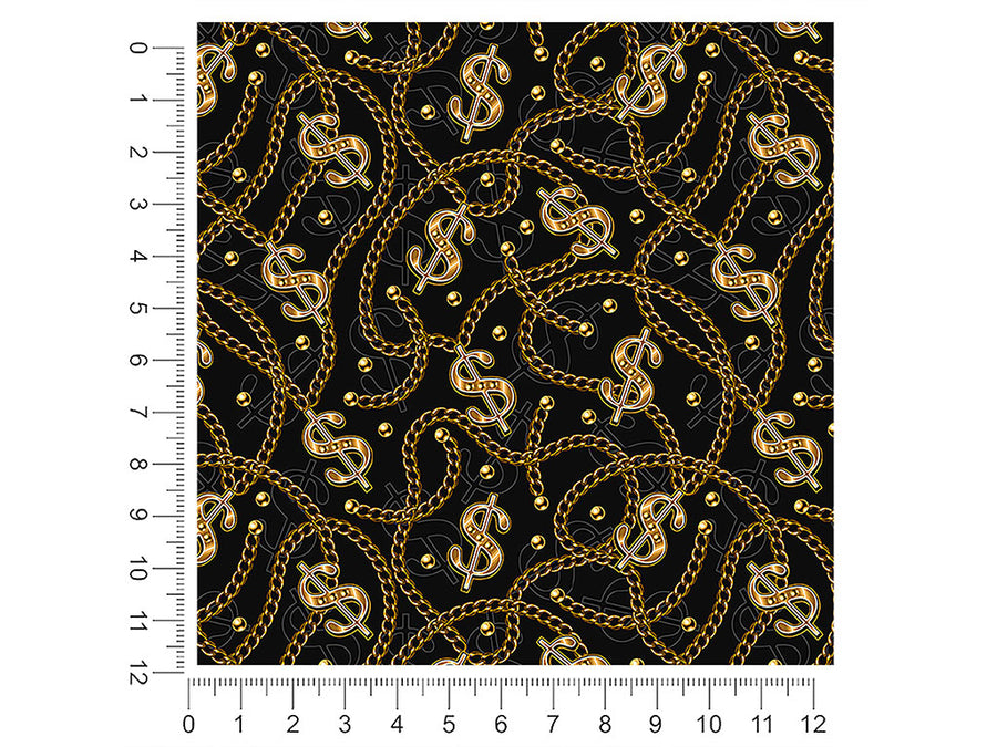dollar bills bling 1ft x 1ft Craft Sheets