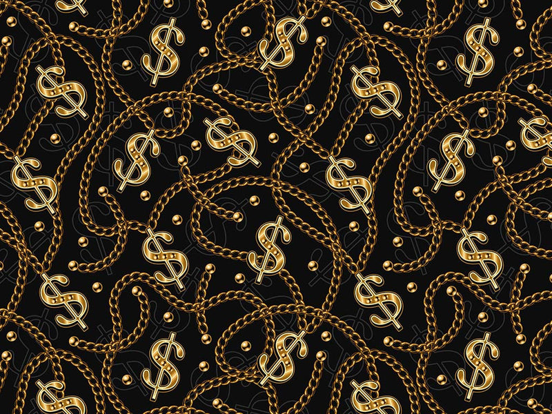 Dollar Bills Bling Vinyl Wrap Pattern~Rwraps Series 914 Digitally Printed Vinyl Wrap~0