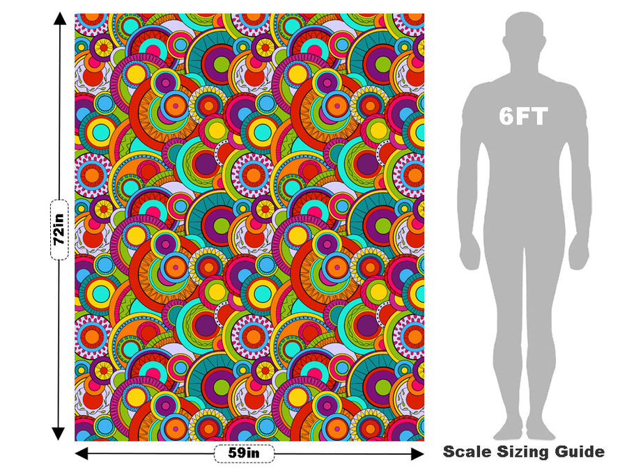 Dont Bother Abstract Vehicle Wrap Scale~Rwraps Series 914 Dont Bother Abstract Measurements~1