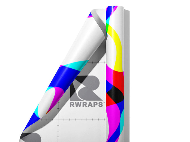 Dont Look Now Retro Wrap Film Sheets~Rwraps Series 914 Dont Look Now Retro Scrolled Sheet~3