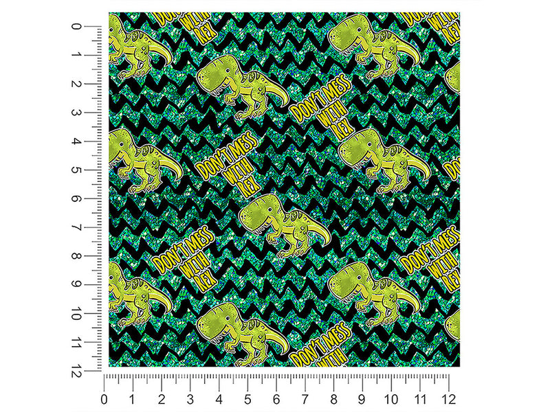 dont mess dinosaur 1ft x 1ft Craft Sheets