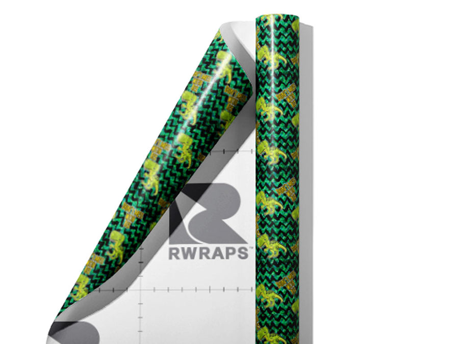 Dont Mess Dinosaur Wrap Film Sheets~Rwraps Series 914 Dont Mess Dinosaur Scrolled Sheet~3