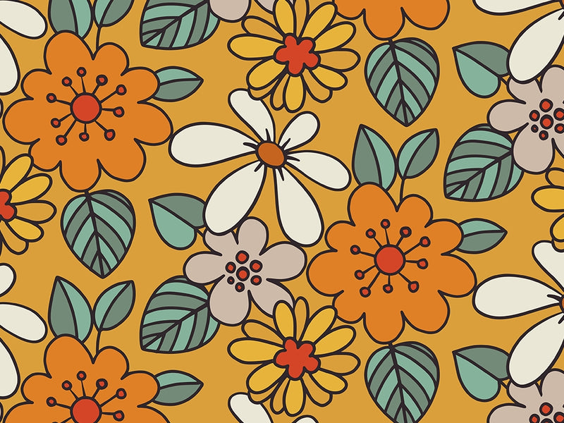 Doris Day Retro Vinyl Wrap Pattern~Rwraps Series 914 Digitally Printed Vinyl Wrap~0