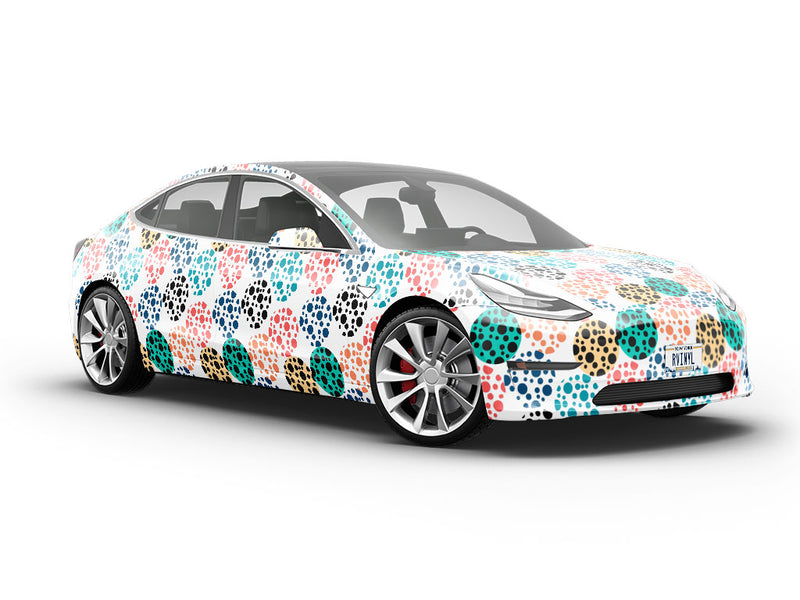 Dot Inception Polka Dot Vehicle Vinyl Wrap