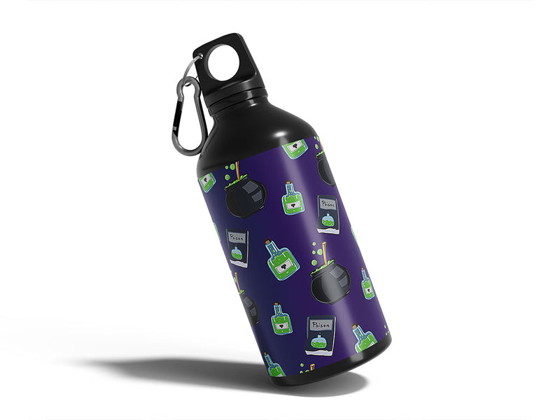 double bubble horror Water Bottle DIY Stickers