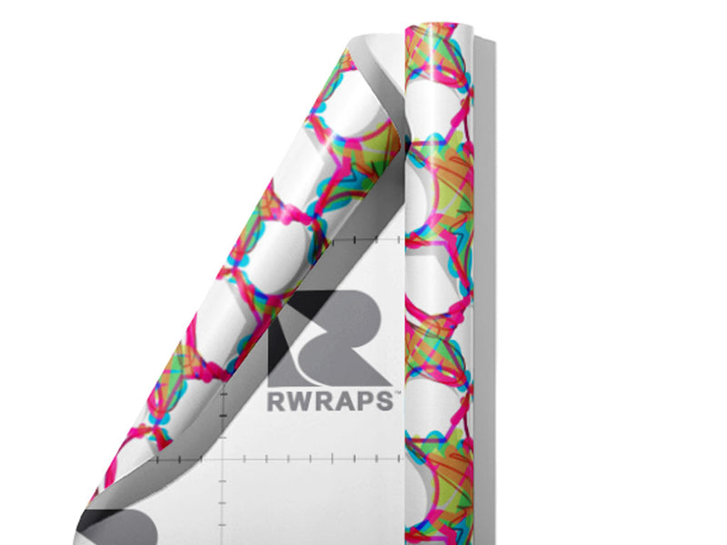 Double Helix Abstract Wrap Film Sheets~Rwraps Series 914 Double Helix Abstract Scrolled Sheet~3