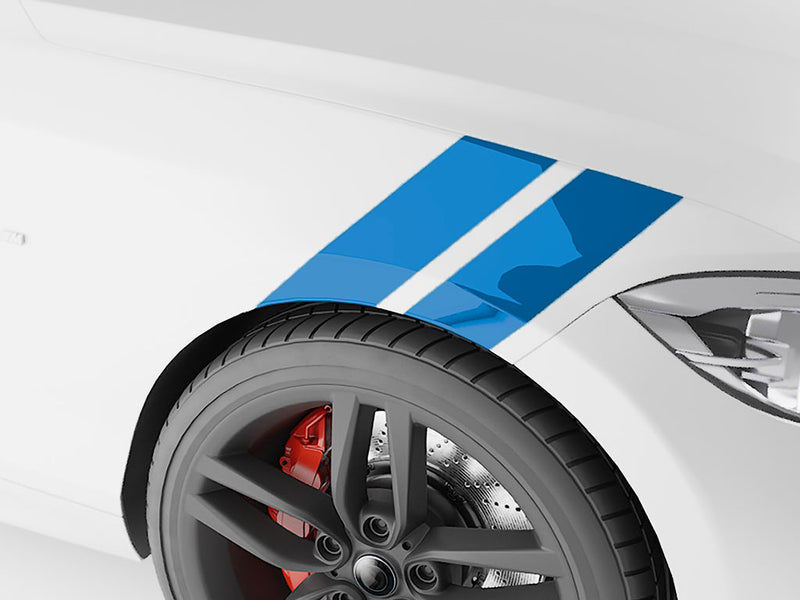 3M Light Blue Fender Stripes