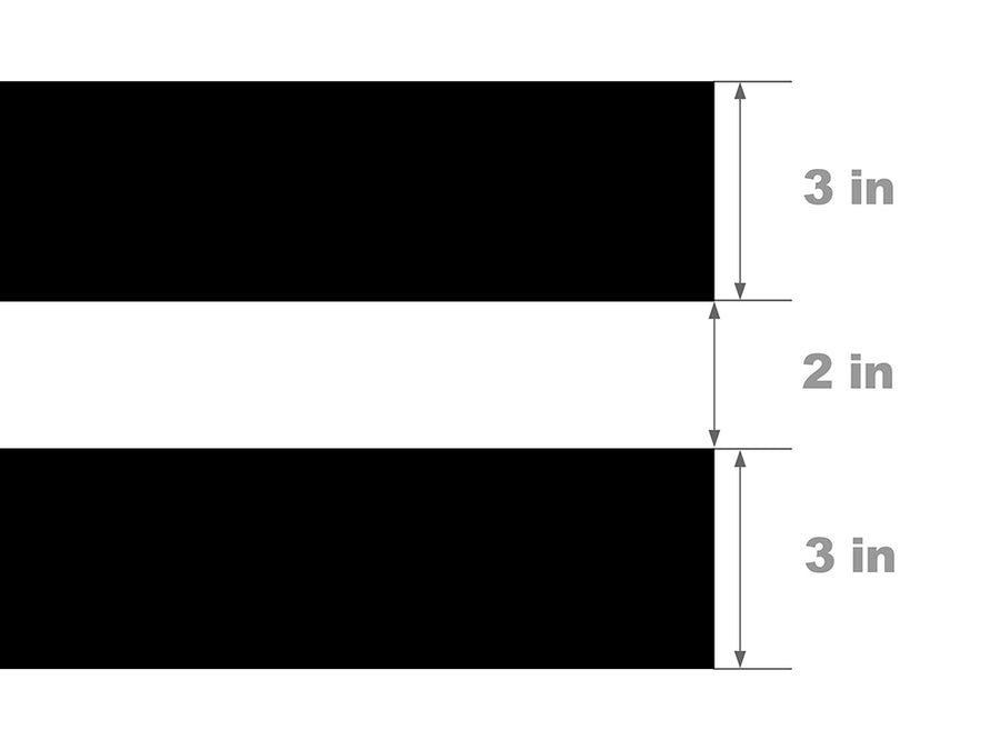 Double Trouble Fender Hash Mark Width Diagram