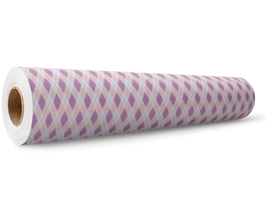 Downtrodden Thistle Argyle Wrap Film Wholesale Roll~Rwraps Series 914 Digitally Printed Vinyl Roll~5