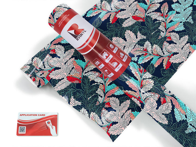 dreamy foliage floral Craft Vinyl Roll