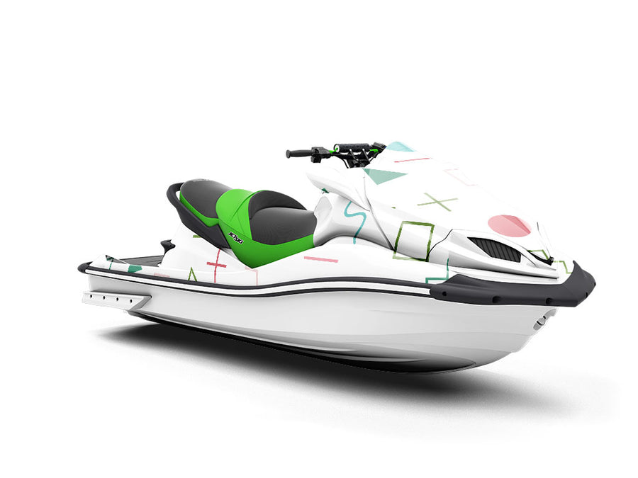 Dress Up Abstract Jet Ski Vinyl Customized Wrap