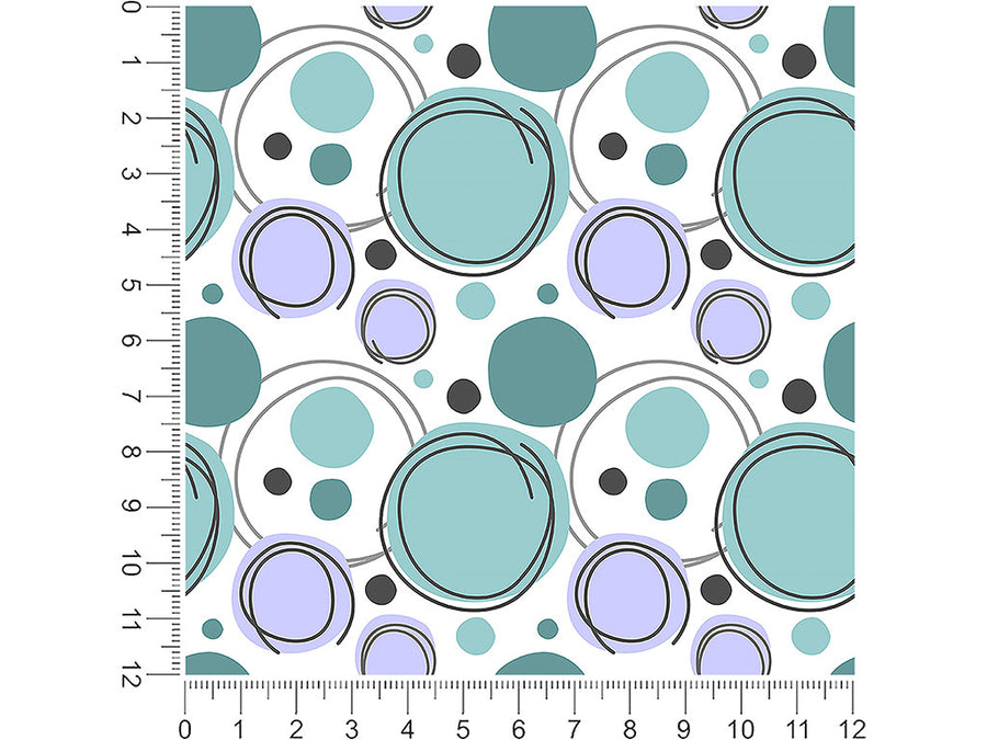 drip drop abstract geometric 1ft x 1ft Craft Sheets
