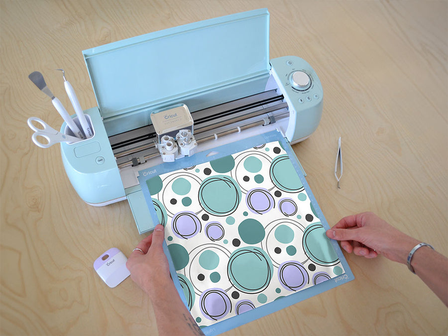 drip drop abstract geometric Cricut Compatible Vinyl